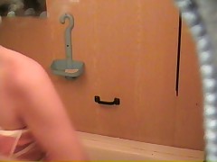 Spy cam in bathroom