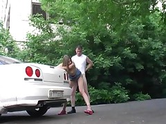Nubile Cutie Teen Girl Fucked In Car