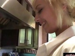 Cute Emo Girlfriend Gets Fucked In The Kitchen