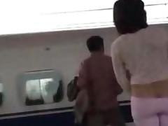 Japanese In Train