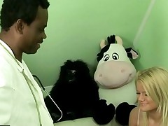 Cute Teen Fucking With Old Black Doctor