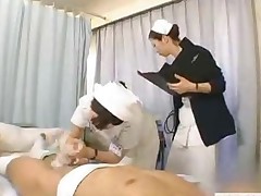 Japanese Nurse Practices Her Handjob Technique