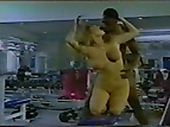 Tracey Adams - Interracial Gym Sex Scene