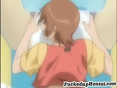 Hot Hentai Babe Gets Her Tight Pussy Poked By A Huge Cock