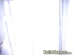 Katie Thomas - Dieting On Black Cum