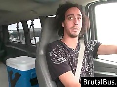 Two Sexy Chicks Gets Picked Up In A Dudes Bus