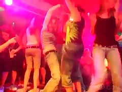Crazy Sluts Sucking Stripper Cocks At CFNM Orgy