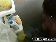Black Teen Takes Her Shower Hidden Cam 1 By RealBustyGF
