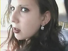 Amateur Goth Teen Blowjob And Sex In Car