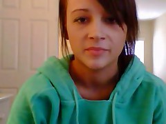 Cute Girl On Webcam